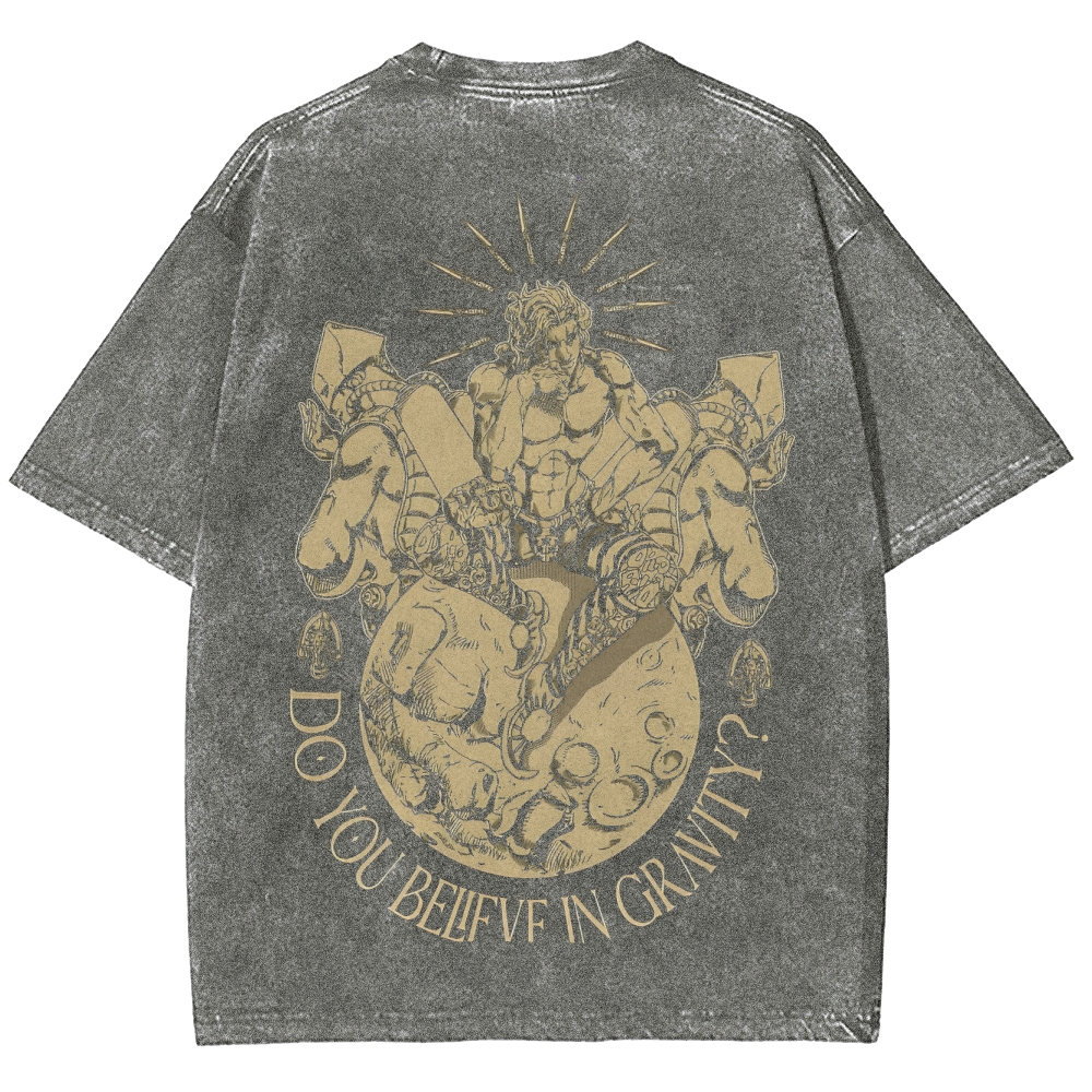 Jojo's Bizarre Adventure Unisex Fit Washed T-Shirt 2505008429