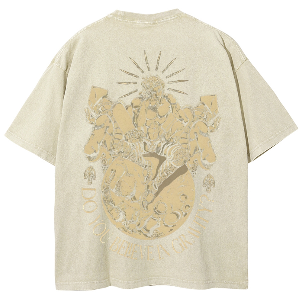 Jojo's Bizarre Adventure Unisex Fit Washed T-Shirt 2505008429