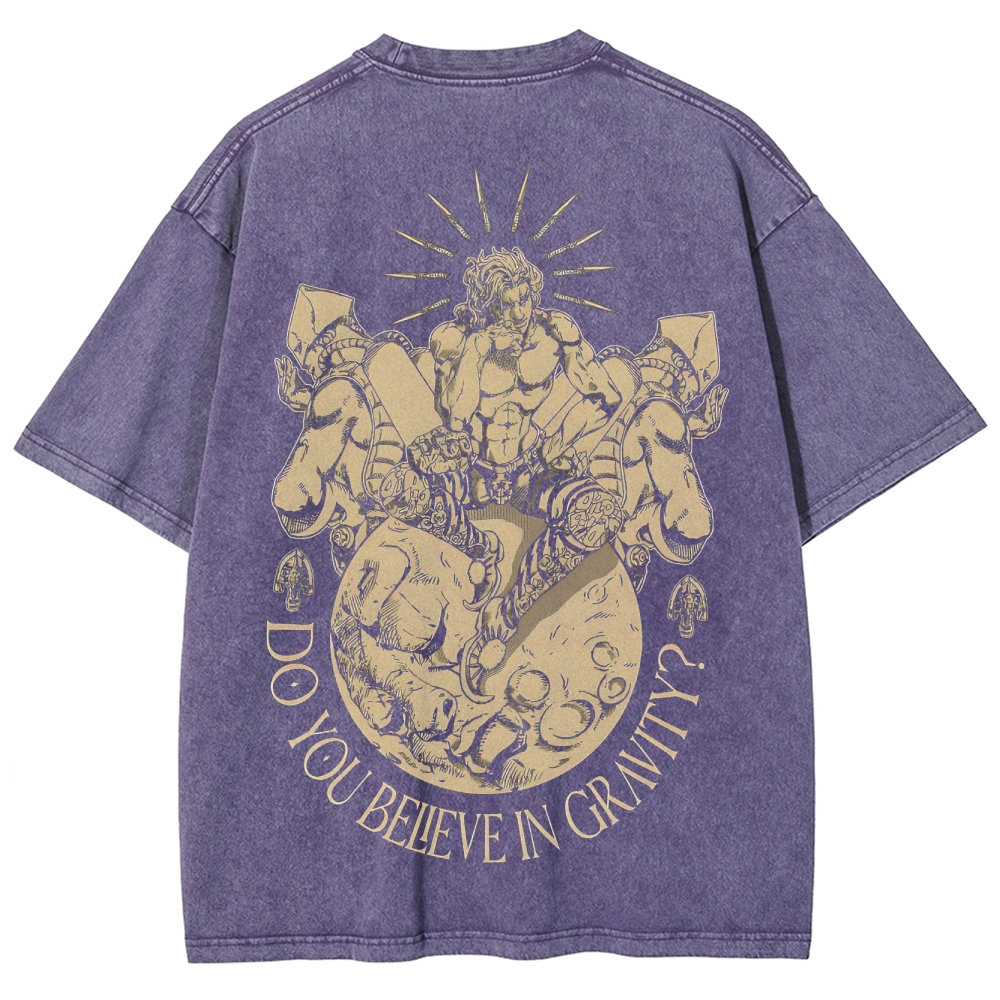 Jojo's Bizarre Adventure Unisex Fit Washed T-Shirt 2505008429