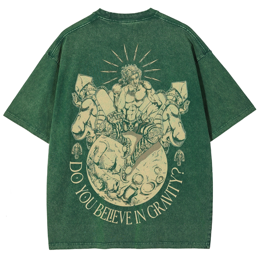 Jojo's Bizarre Adventure Unisex Fit Washed T-Shirt 2505008429