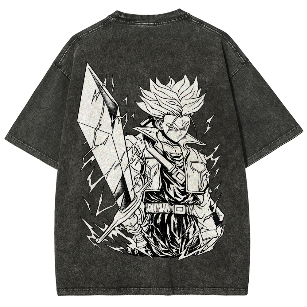 Dragon Ball Vintage Unisex Fit Washed T-Shirt 2505013715