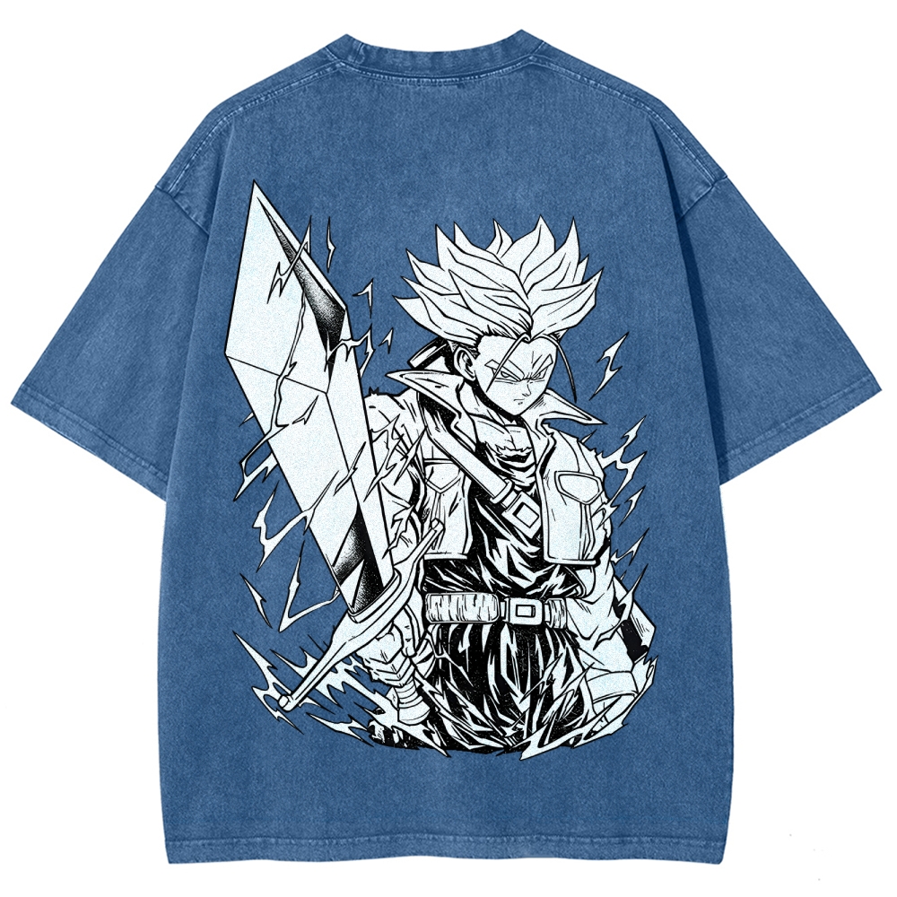 Dragon Ball Vintage Unisex Fit Washed T-Shirt 2505013715