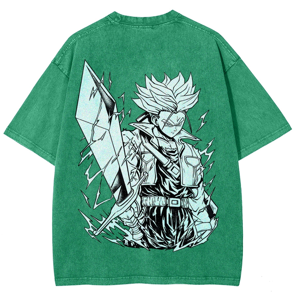 Dragon Ball Vintage Unisex Fit Washed T-Shirt 2505013715