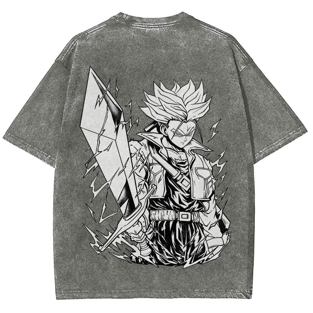 Dragon Ball Vintage Unisex Fit Washed T-Shirt 2505013715