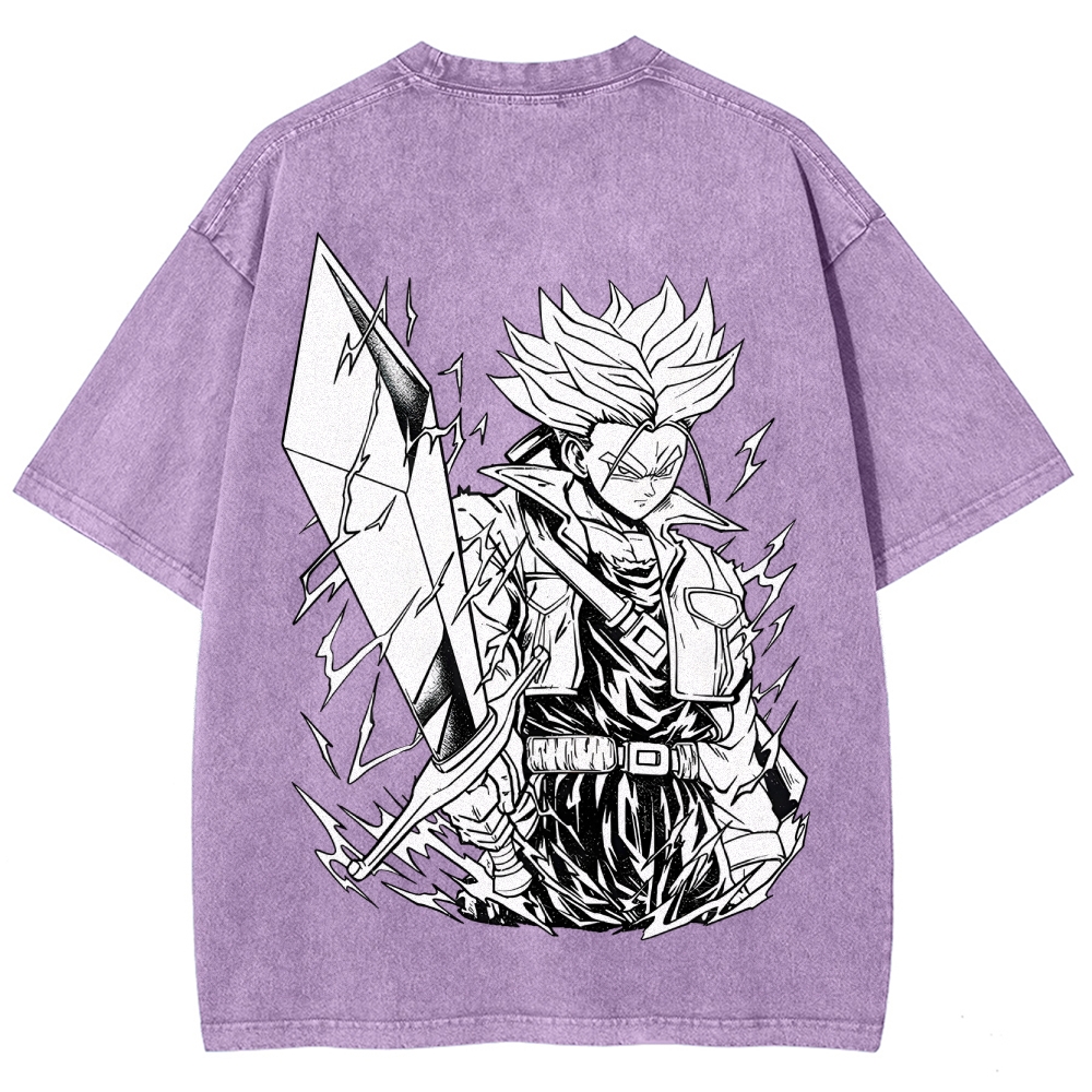 Dragon Ball Vintage Unisex Fit Washed T-Shirt 2505013715