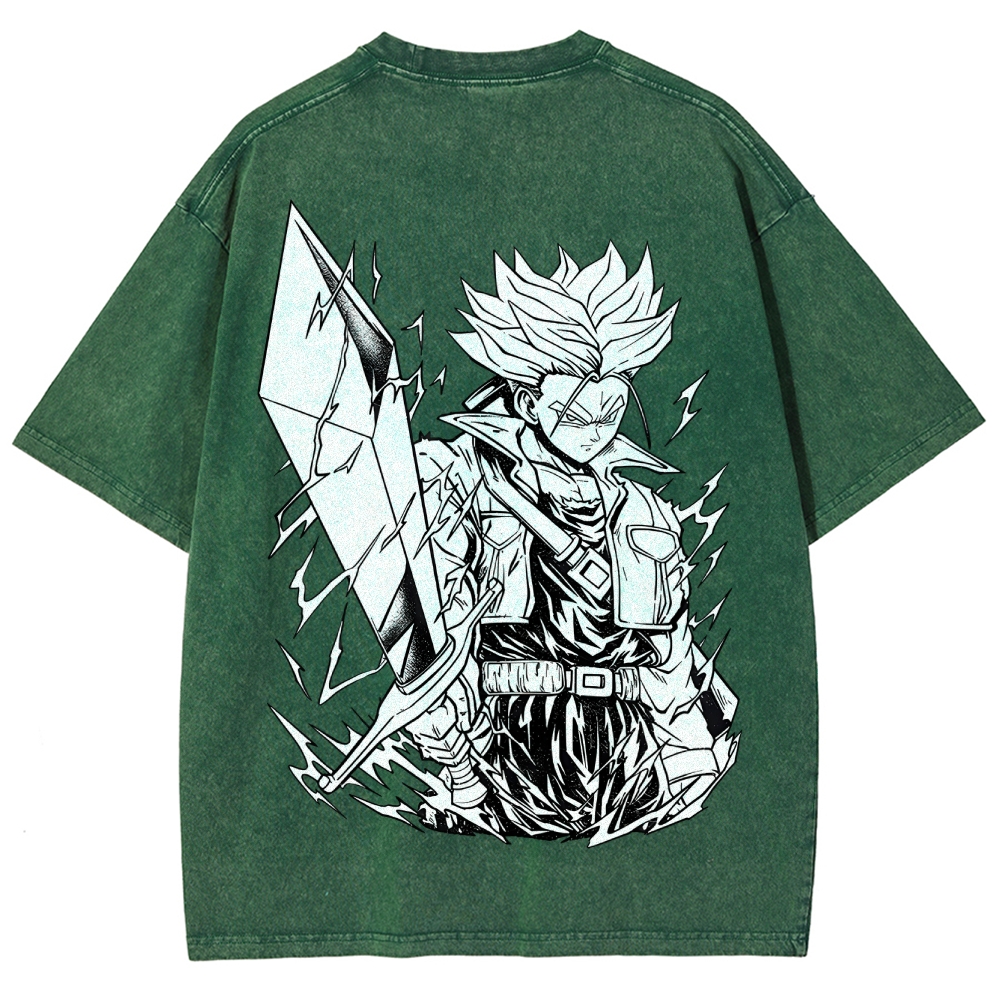 Dragon Ball Vintage Unisex Fit Washed T-Shirt 2505013715