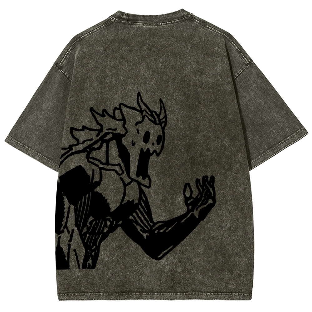 Kaiju No.8 Vintage Unisex Fit Washed T-Shirt 2505016571