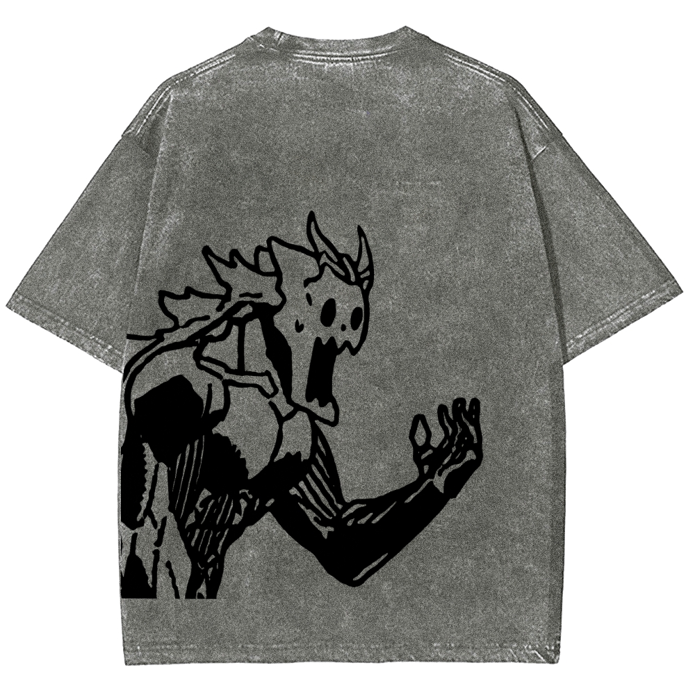 Kaiju No.8 Vintage Unisex Fit Washed T-Shirt 2505016571