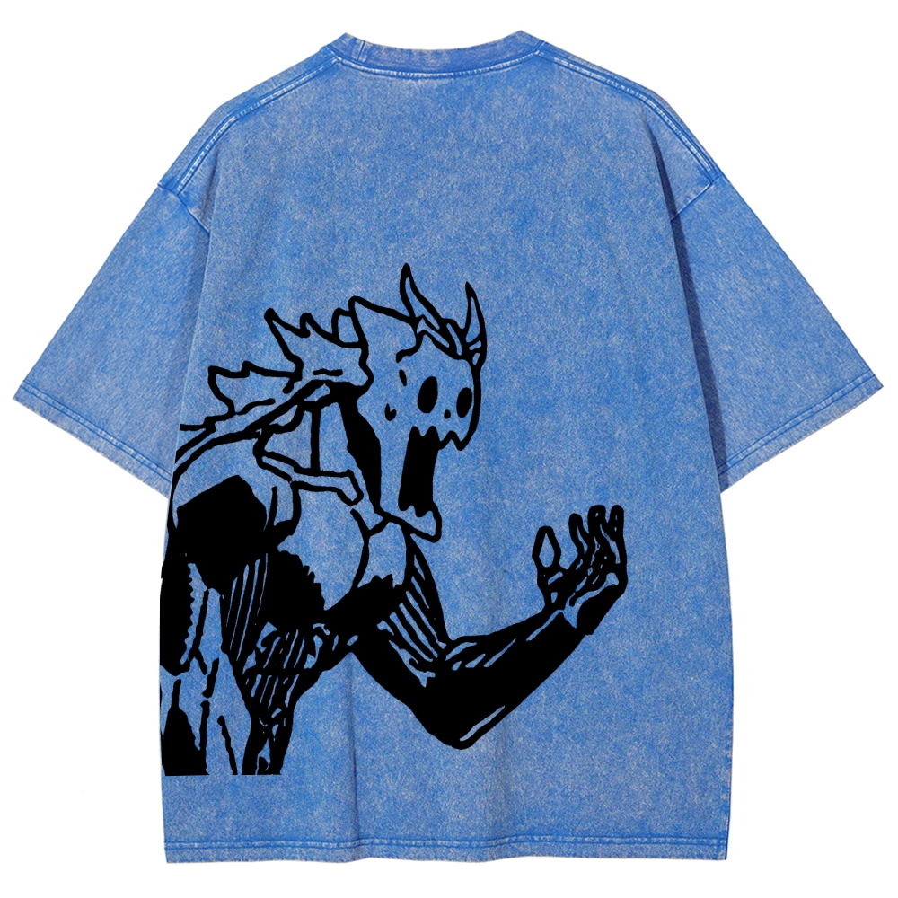 Kaiju No.8 Vintage Unisex Fit Washed T-Shirt 2505016571