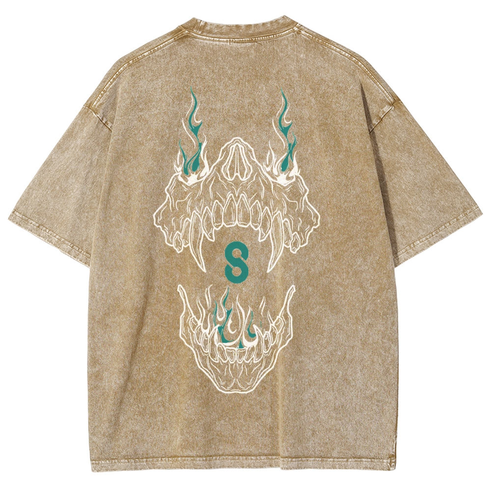 Kaiju No.8 Vintage Unisex Fit Washed T-Shirt 2505016595