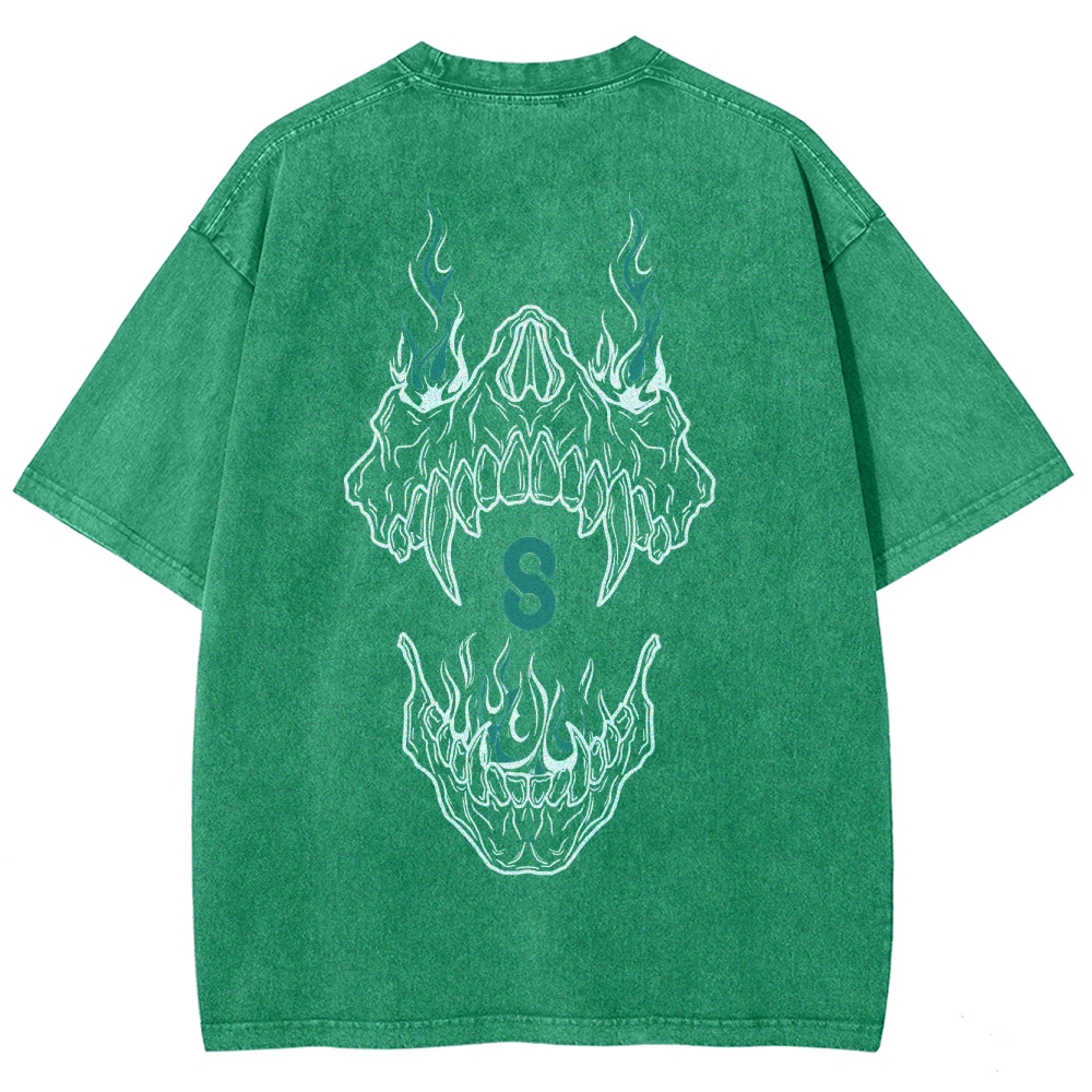 Kaiju No.8 Vintage Unisex Fit Washed T-Shirt 2505016595