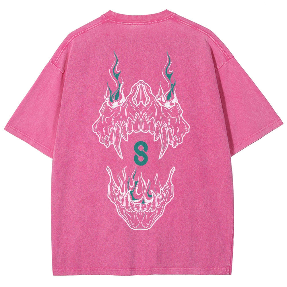 Kaiju No.8 Vintage Unisex Fit Washed T-Shirt 2505016595