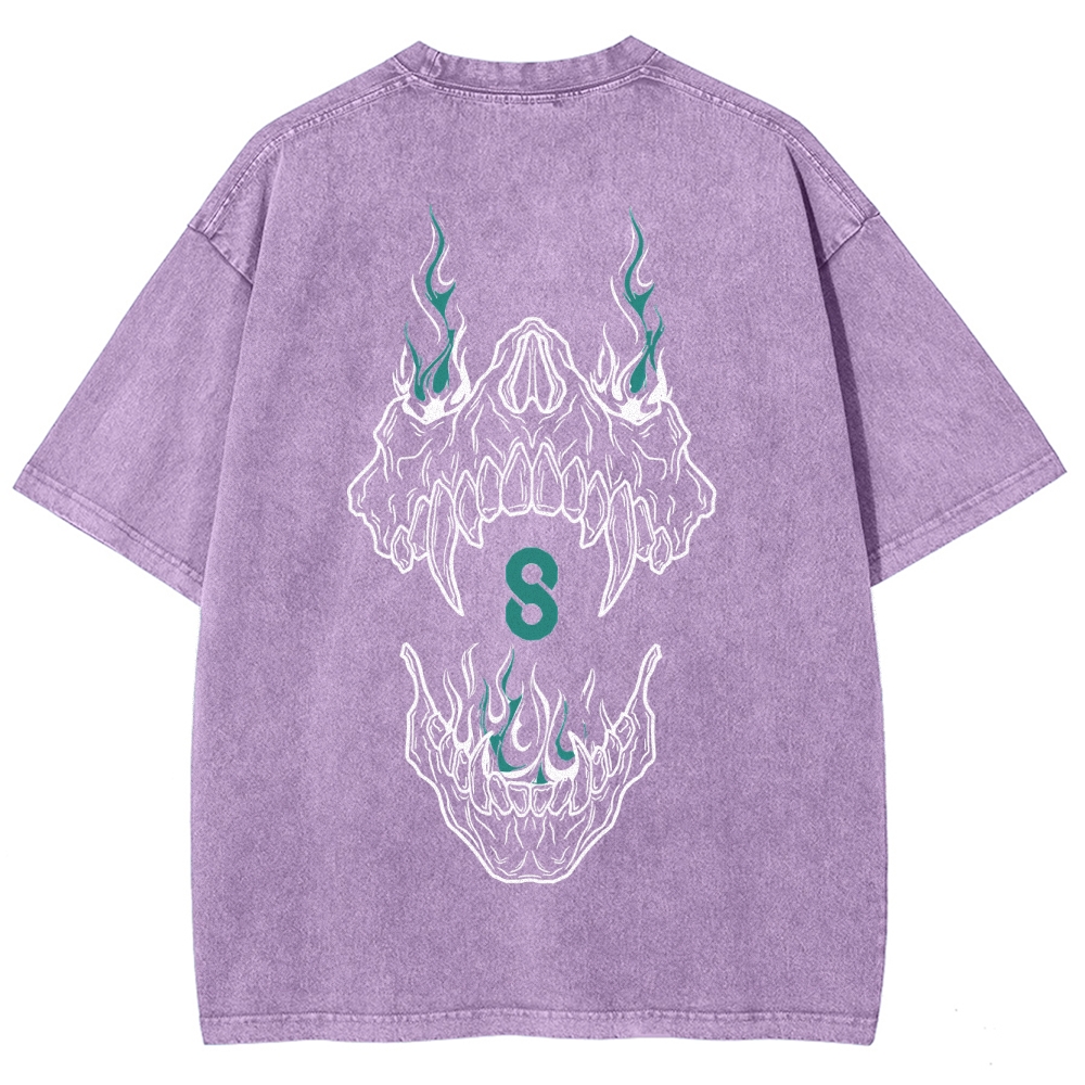 Kaiju No.8 Vintage Unisex Fit Washed T-Shirt 2505016595