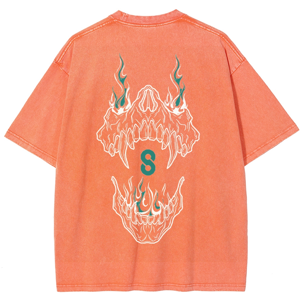 Kaiju No.8 Vintage Unisex Fit Washed T-Shirt 2505016595