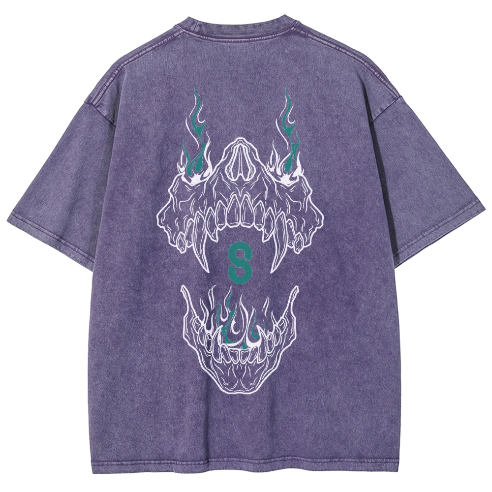 Kaiju No.8 Vintage Unisex Fit Washed T-Shirt 2505016595