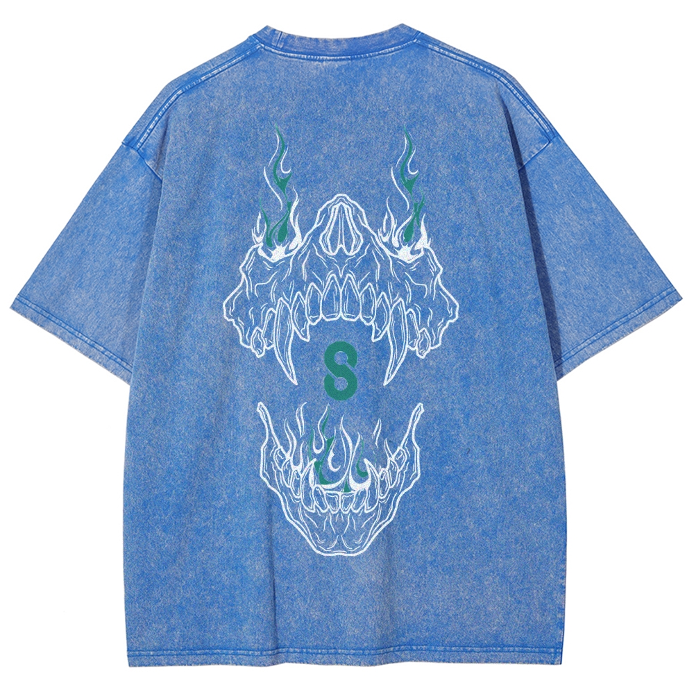 Kaiju No.8 Vintage Unisex Fit Washed T-Shirt 2505016595