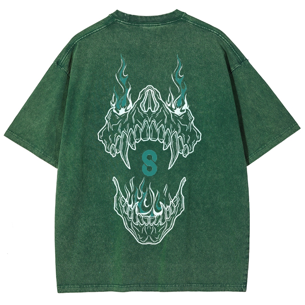 Kaiju No.8 Vintage Unisex Fit Washed T-Shirt 2505016595