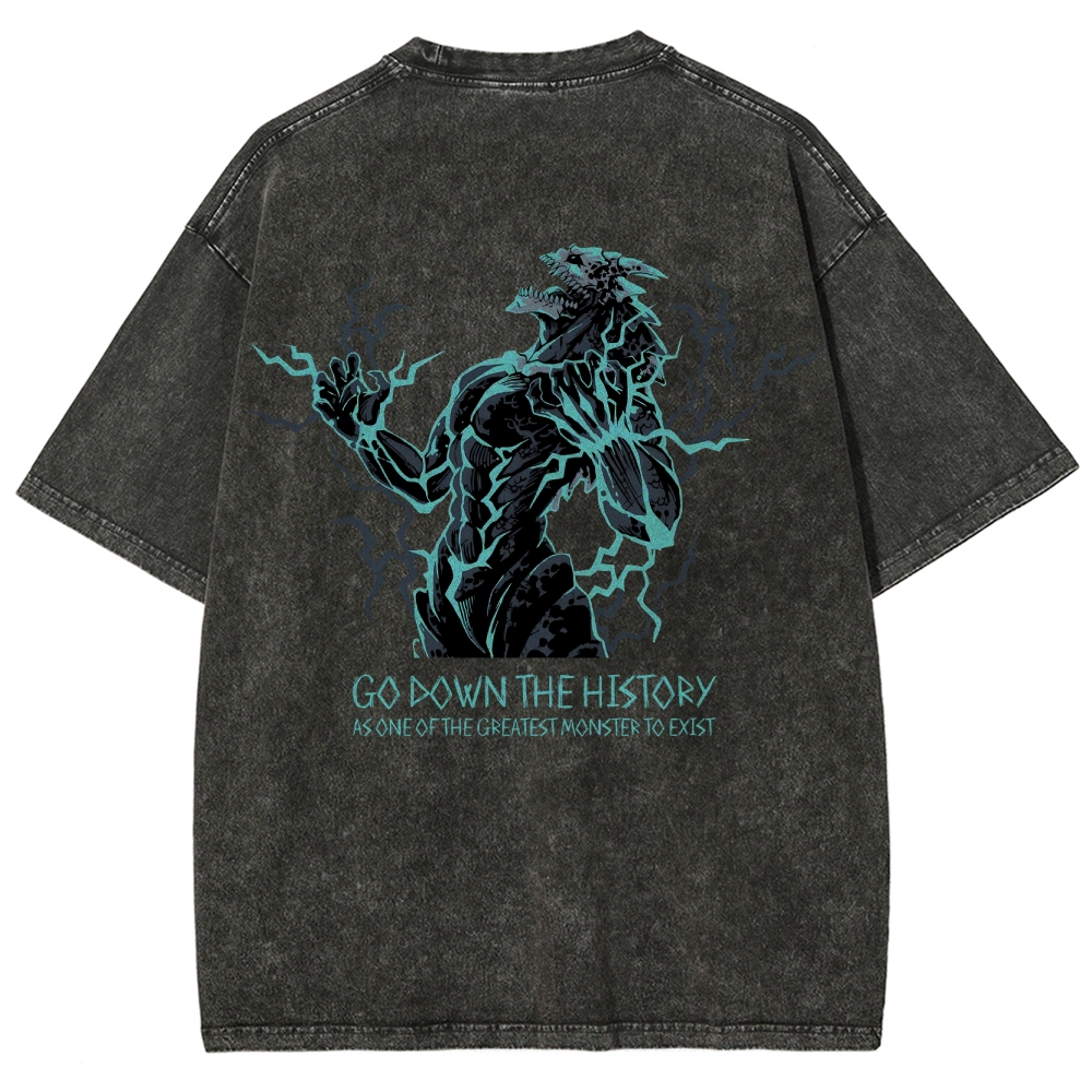 Kaiju No.8 Vintage Unisex Fit Washed T-Shirt 2505016596