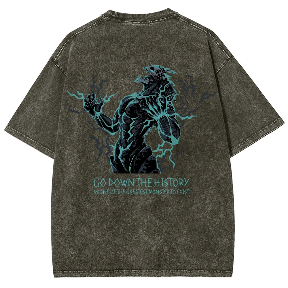 Kaiju No.8 Vintage Unisex Fit Washed T-Shirt 2505016596