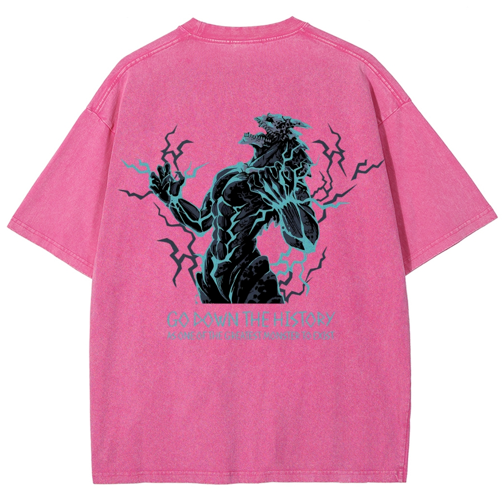 Kaiju No.8 Vintage Unisex Fit Washed T-Shirt 2505016596