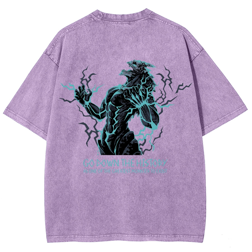 Kaiju No.8 Vintage Unisex Fit Washed T-Shirt 2505016596