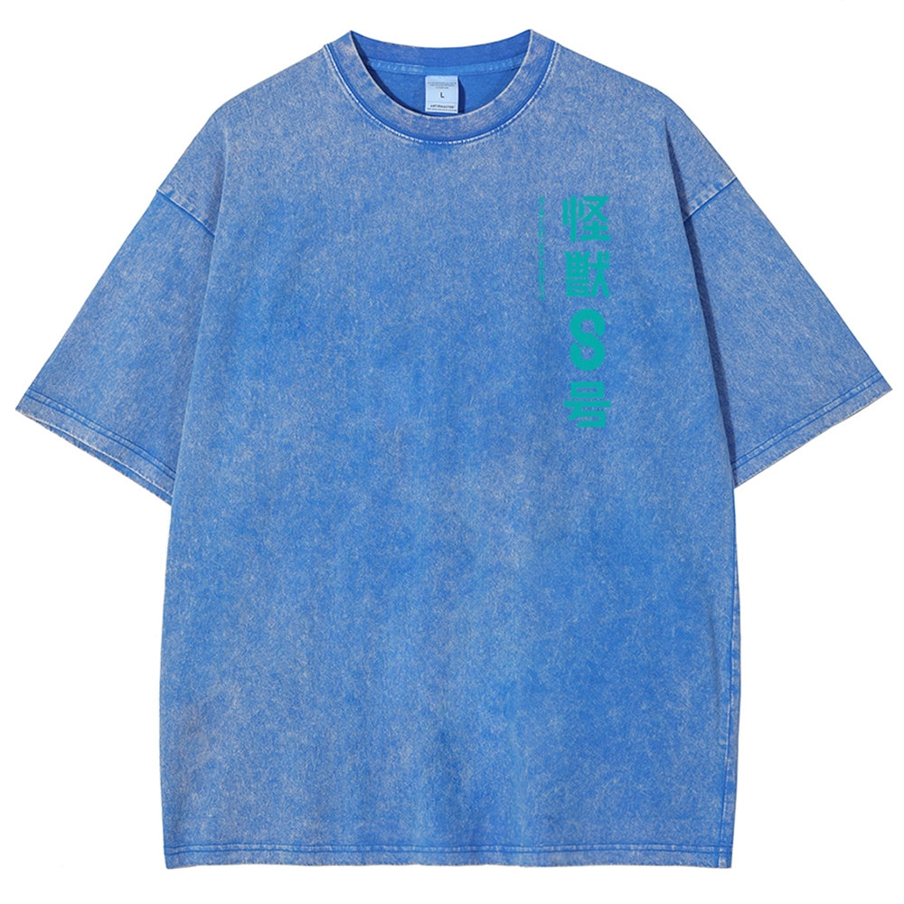 Kaiju No.8 Vintage Unisex Fit Washed T-Shirt 2505016606