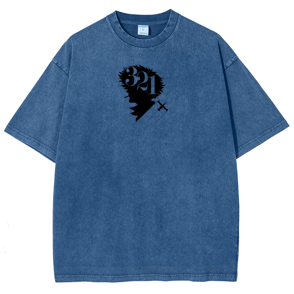Cowboy Bebop Vintage Unisex Fit Washed T-Shirt 2505017632