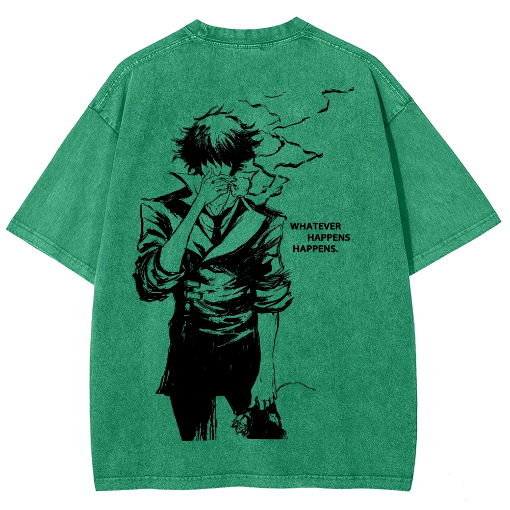 Cowboy Bebop Vintage Unisex Fit Washed T-Shirt 2505017632