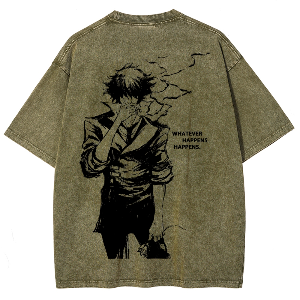 Cowboy Bebop Vintage Unisex Fit Washed T-Shirt 2505017632