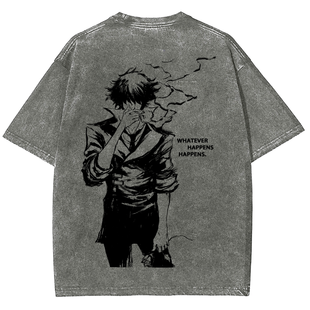 Cowboy Bebop Vintage Unisex Fit Washed T-Shirt 2505017632
