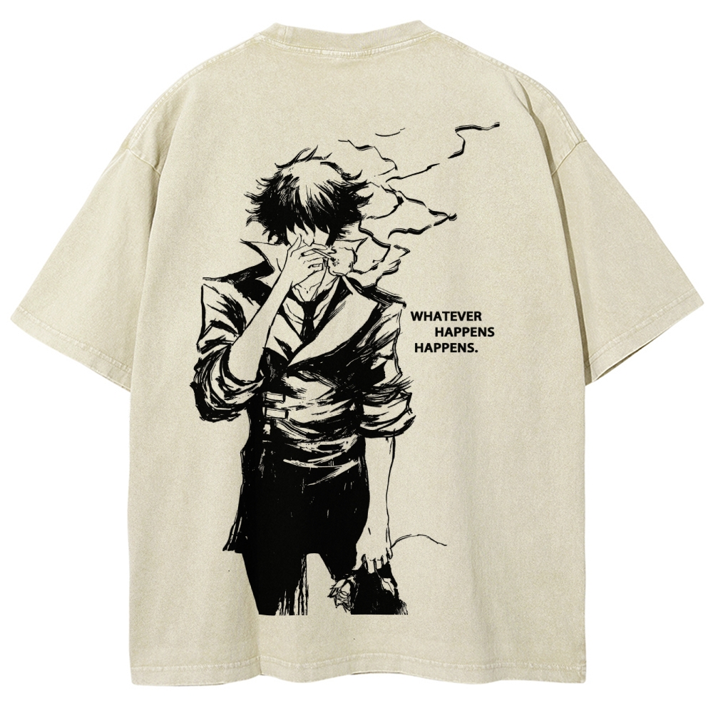 Cowboy Bebop Vintage Unisex Fit Washed T-Shirt 2505017632