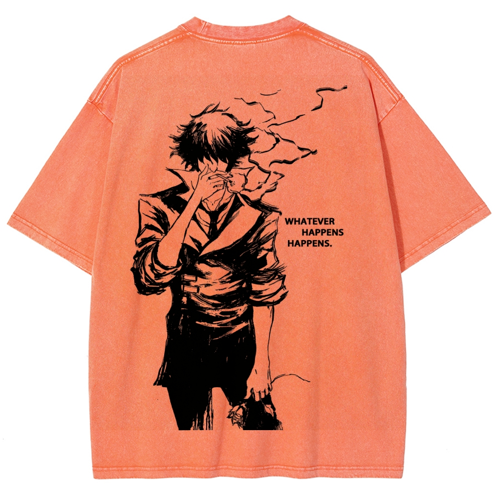 Cowboy Bebop Vintage Unisex Fit Washed T-Shirt 2505017632