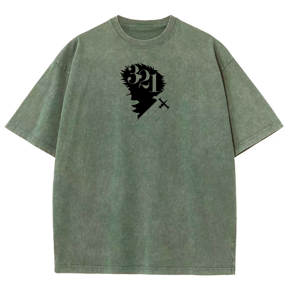 Cowboy Bebop Vintage Unisex Fit Washed T-Shirt 2505017632