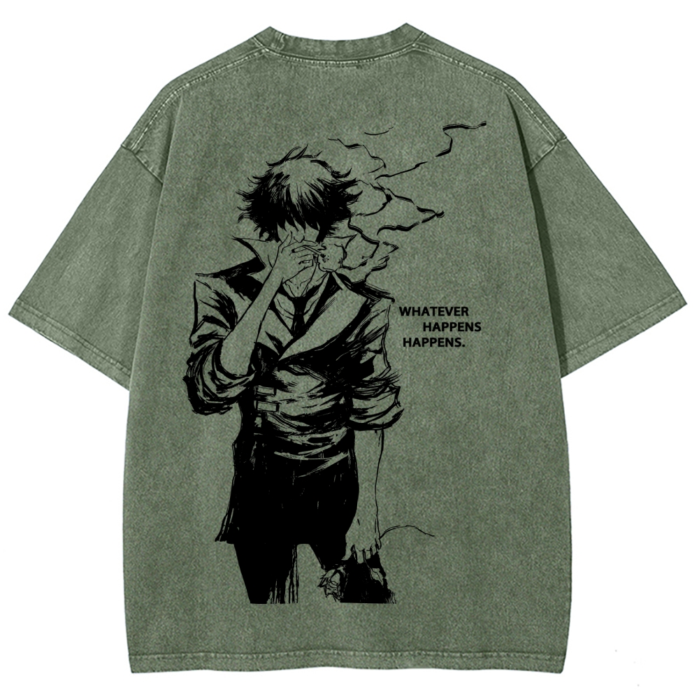 Cowboy Bebop Vintage Unisex Fit Washed T-Shirt 2505017632