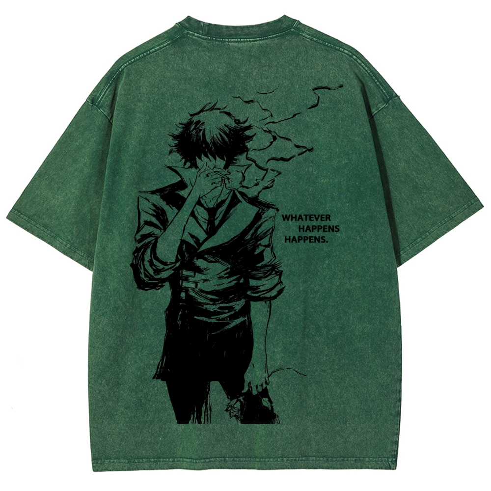 Cowboy Bebop Vintage Unisex Fit Washed T-Shirt 2505017632