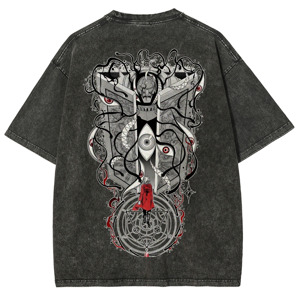 Fullmetal Alchemist Unisex Fit Washed T-Shirt 2505018955