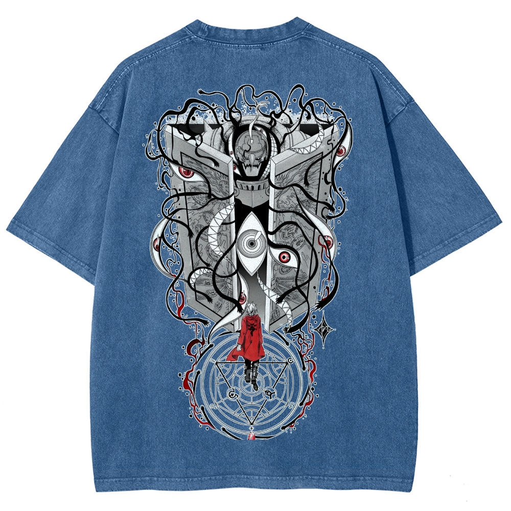 Fullmetal Alchemist Unisex Fit Washed T-Shirt 2505018955