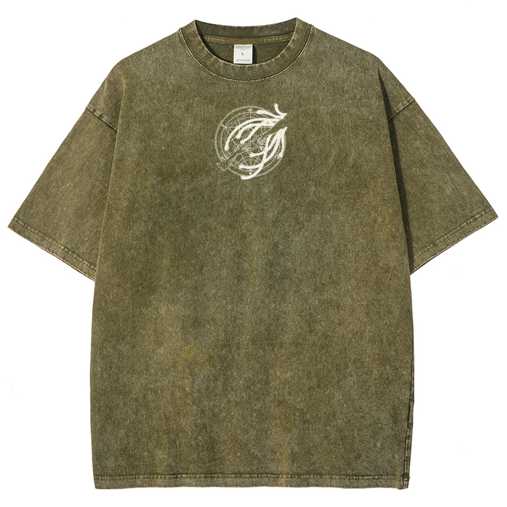 Fullmetal Alchemist Unisex Fit Washed T-Shirt 2505018955