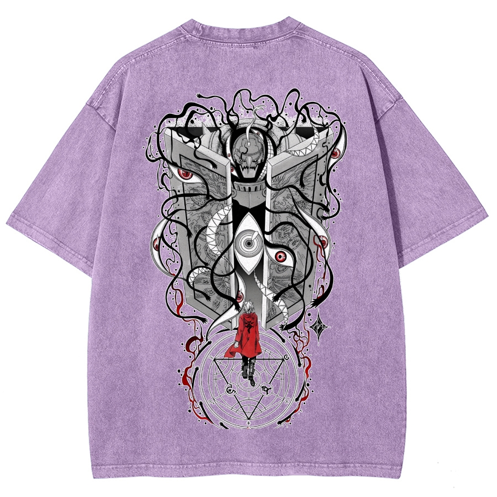 Fullmetal Alchemist Unisex Fit Washed T-Shirt 2505018955
