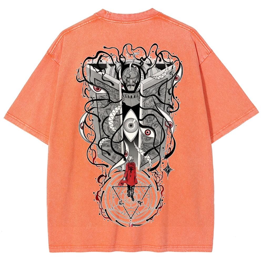 Fullmetal Alchemist Unisex Fit Washed T-Shirt 2505018955