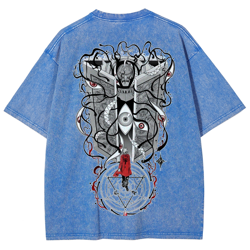 Fullmetal Alchemist Unisex Fit Washed T-Shirt 2505018955