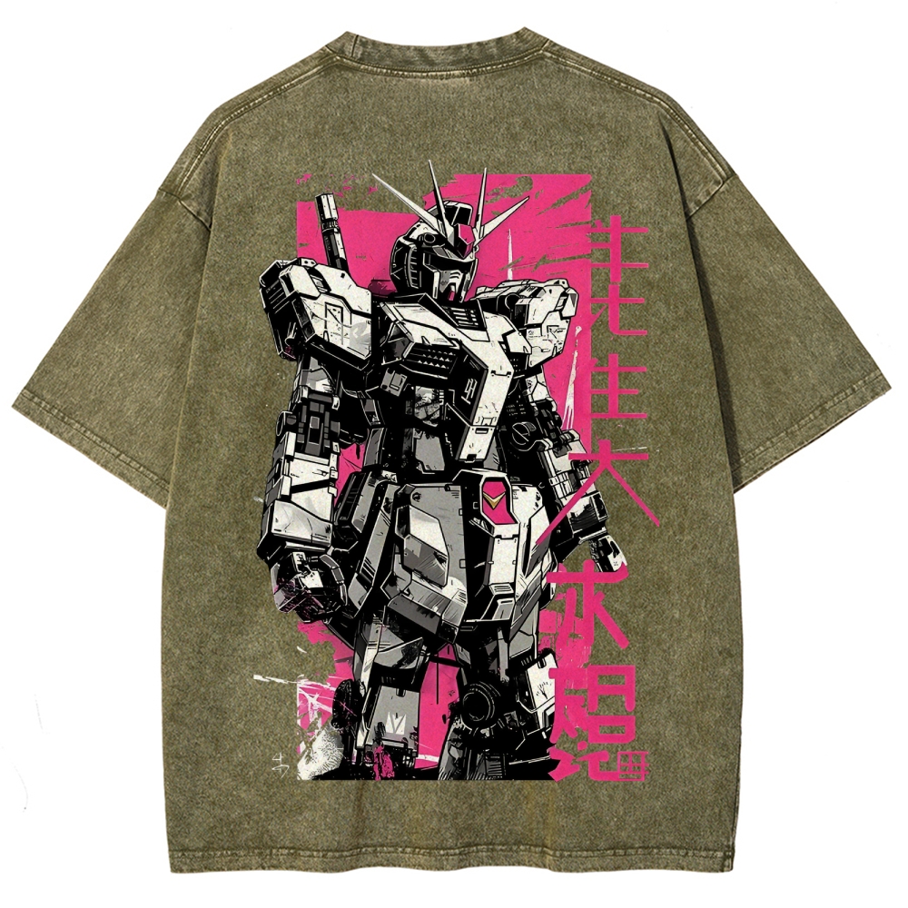 Gundam Vintage Unisex Fit Washed T-Shirt 2506003272