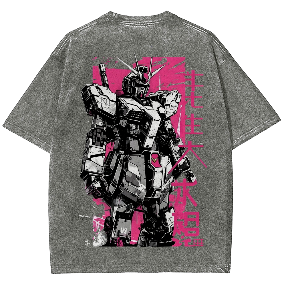 Gundam Vintage Unisex Fit Washed T-Shirt 2506003272