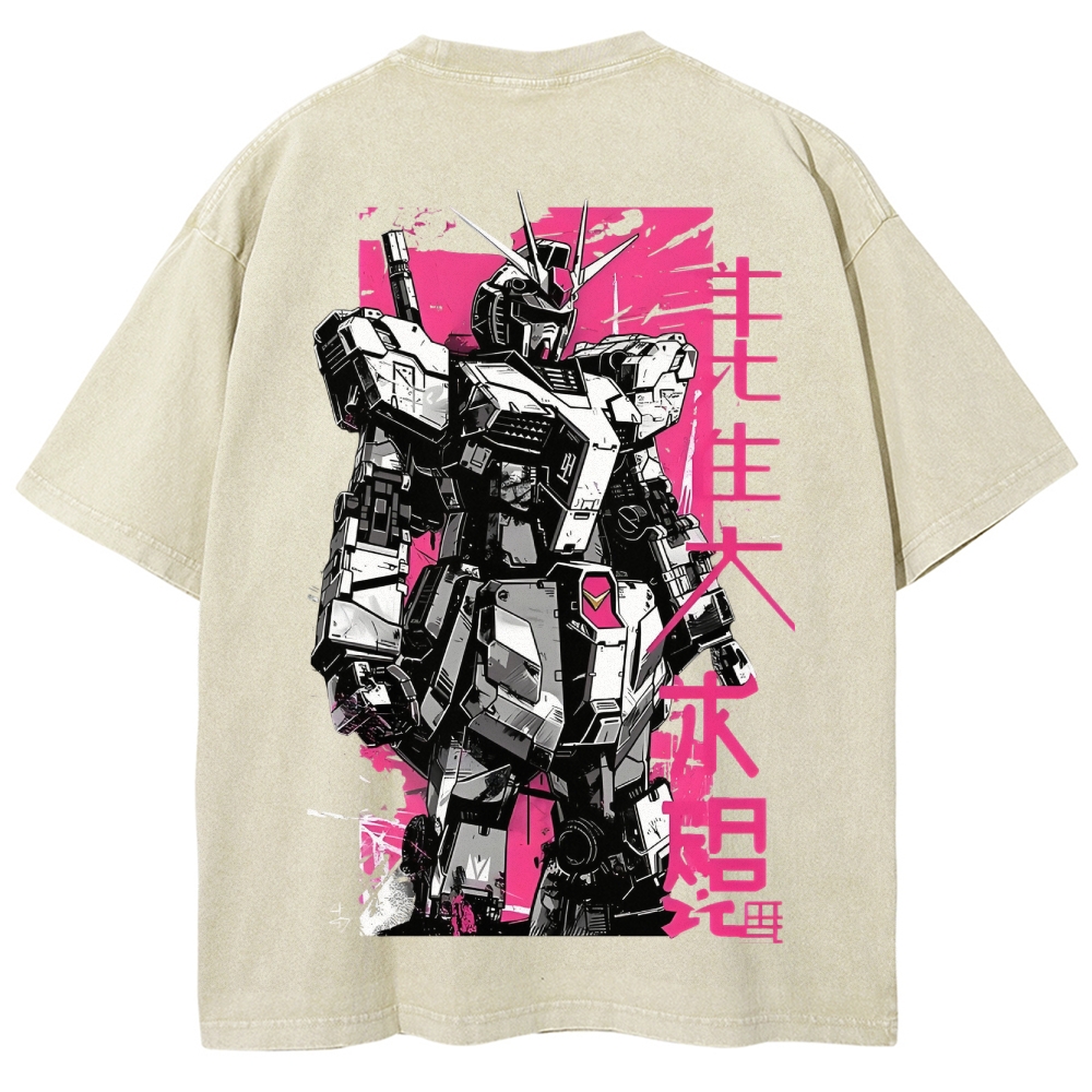 Gundam Vintage Unisex Fit Washed T-Shirt 2506003272