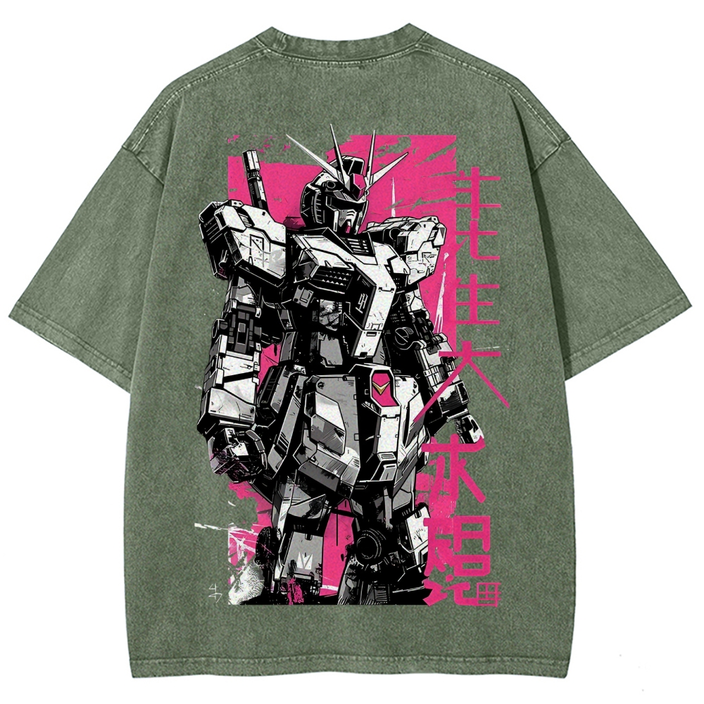 Gundam Vintage Unisex Fit Washed T-Shirt 2506003272