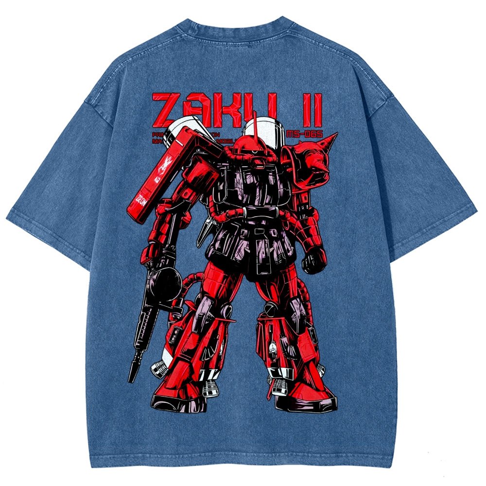 Gundam Vintage Unisex Fit Washed T-Shirt 2506003887