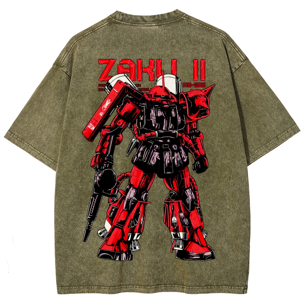 Gundam Vintage Unisex Fit Washed T-Shirt 2506003887