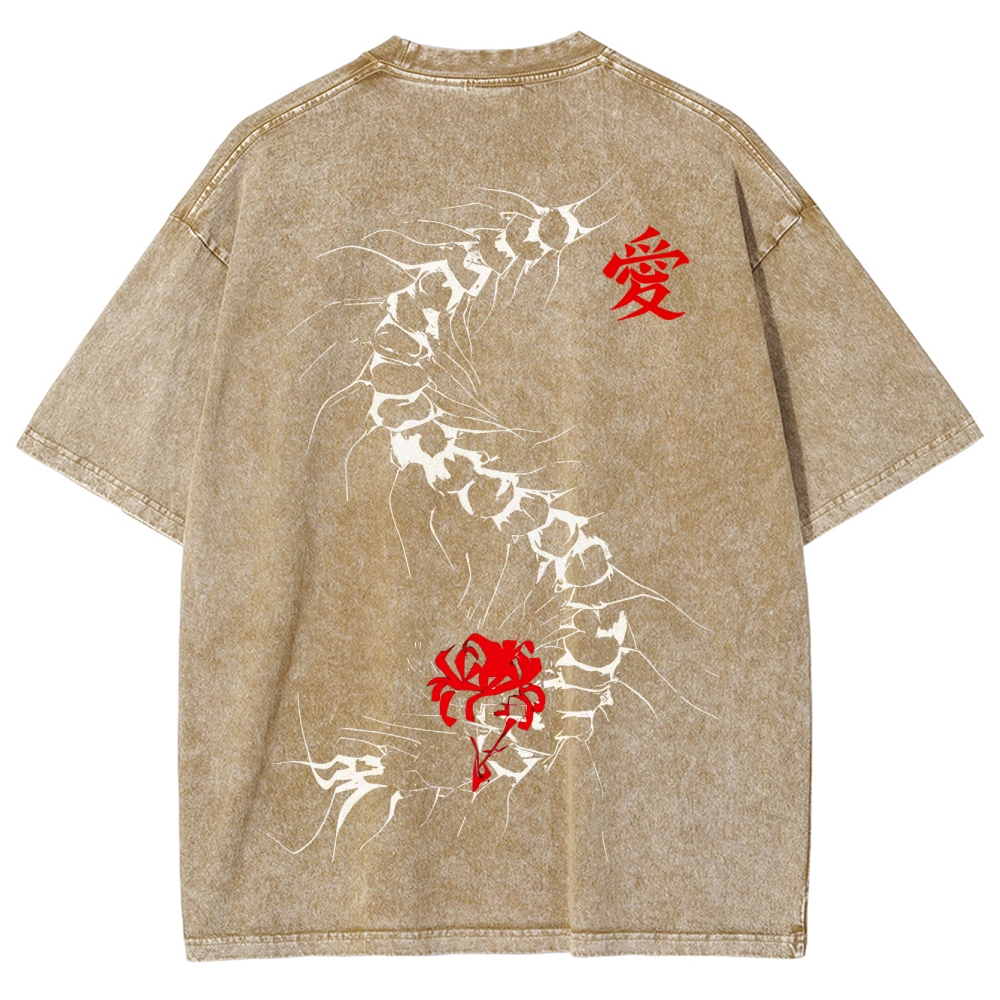 Tokyo Ghoul Unisex Fit Washed T-Shirt 2506004222