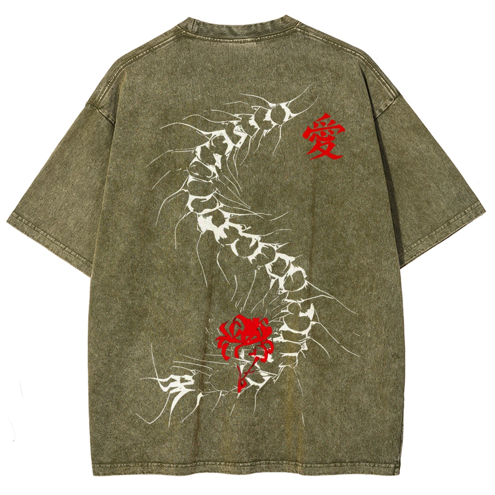 Tokyo Ghoul Unisex Fit Washed T-Shirt 2506004222