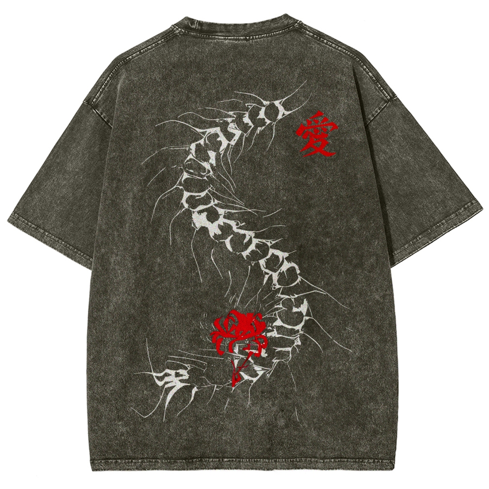 Tokyo Ghoul Unisex Fit Washed T-Shirt 2506004222